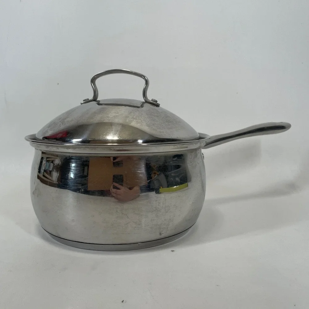 Belgique Classique Tools of the Trade 3.5 QT Stainless Steel Saucepan Lid 10549